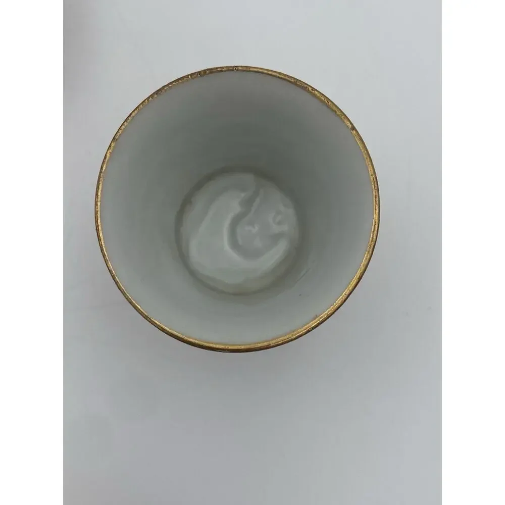 Vintage Japanese Sake Tea Cups Set Of 4 With Hidden Geisha Faces